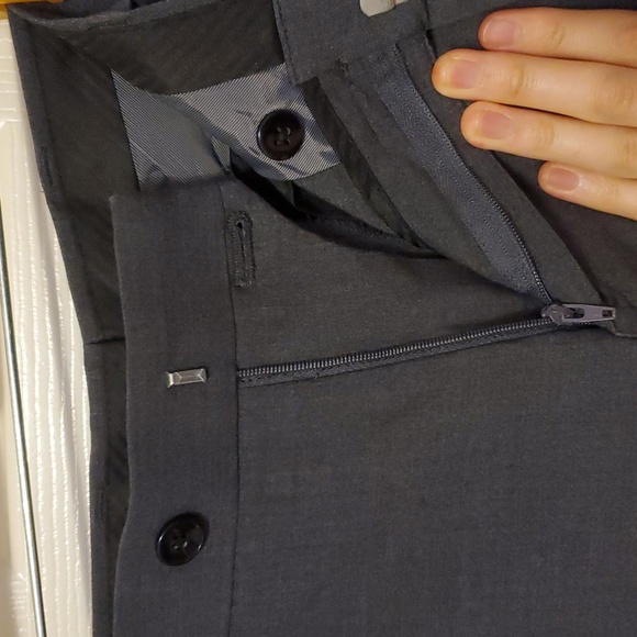Calvin Klein Dark Grey Dress Pants (Tailored) - Picture 2 of 5